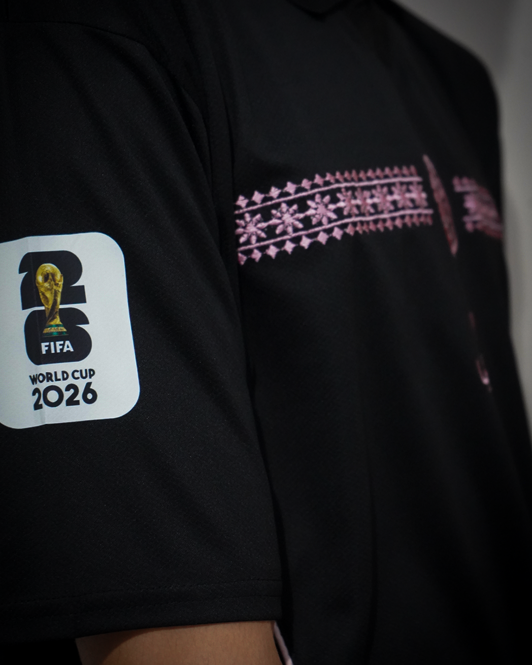Morocco Jersey – FWC26 Black Pink Edition