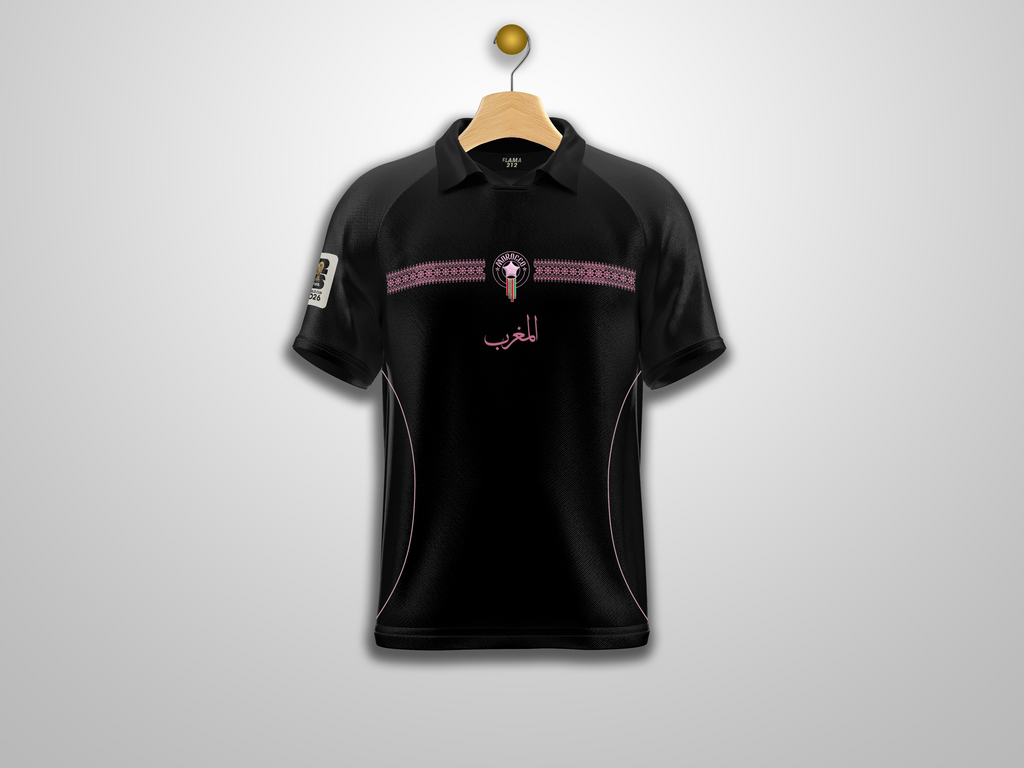 Morocco Jersey – FWC26 Black Pink Edition